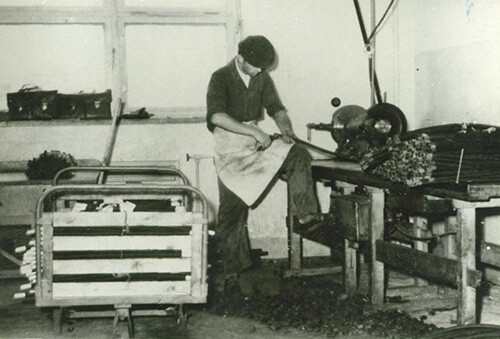 Schlauchleitungsmontage Jahr 1952